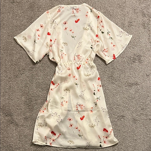 Floral Satin Robe - Picture 3 of 3